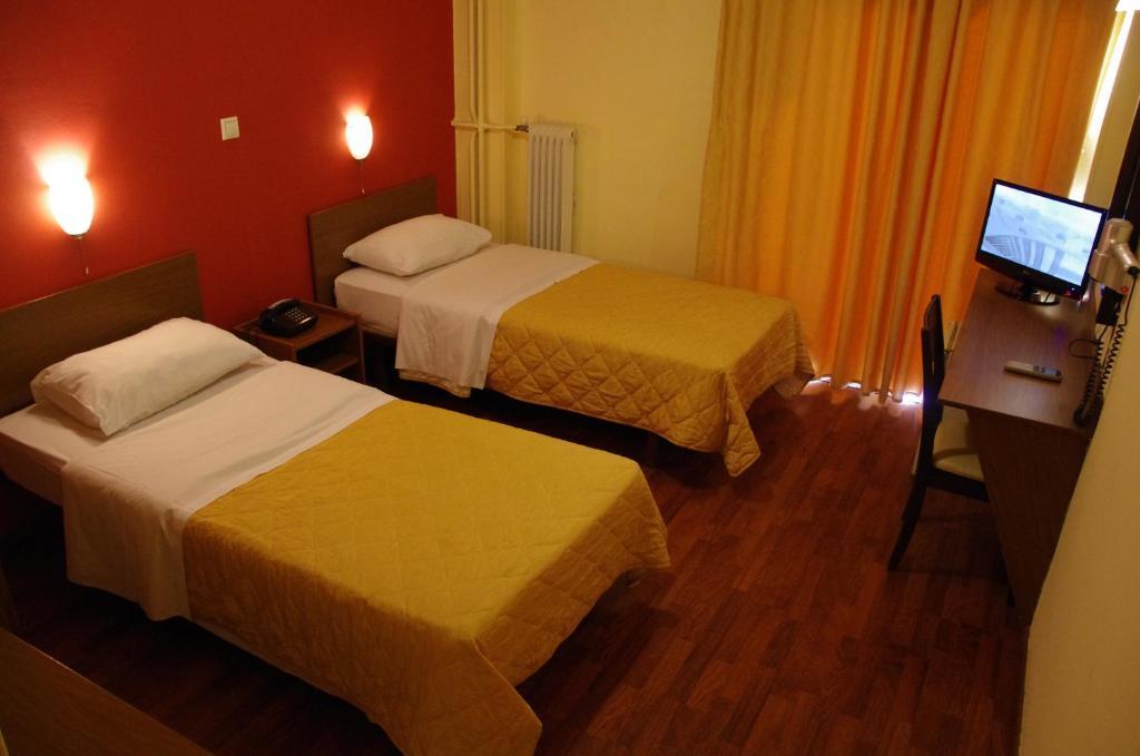 Hotel Exarchion Aten Rum bild